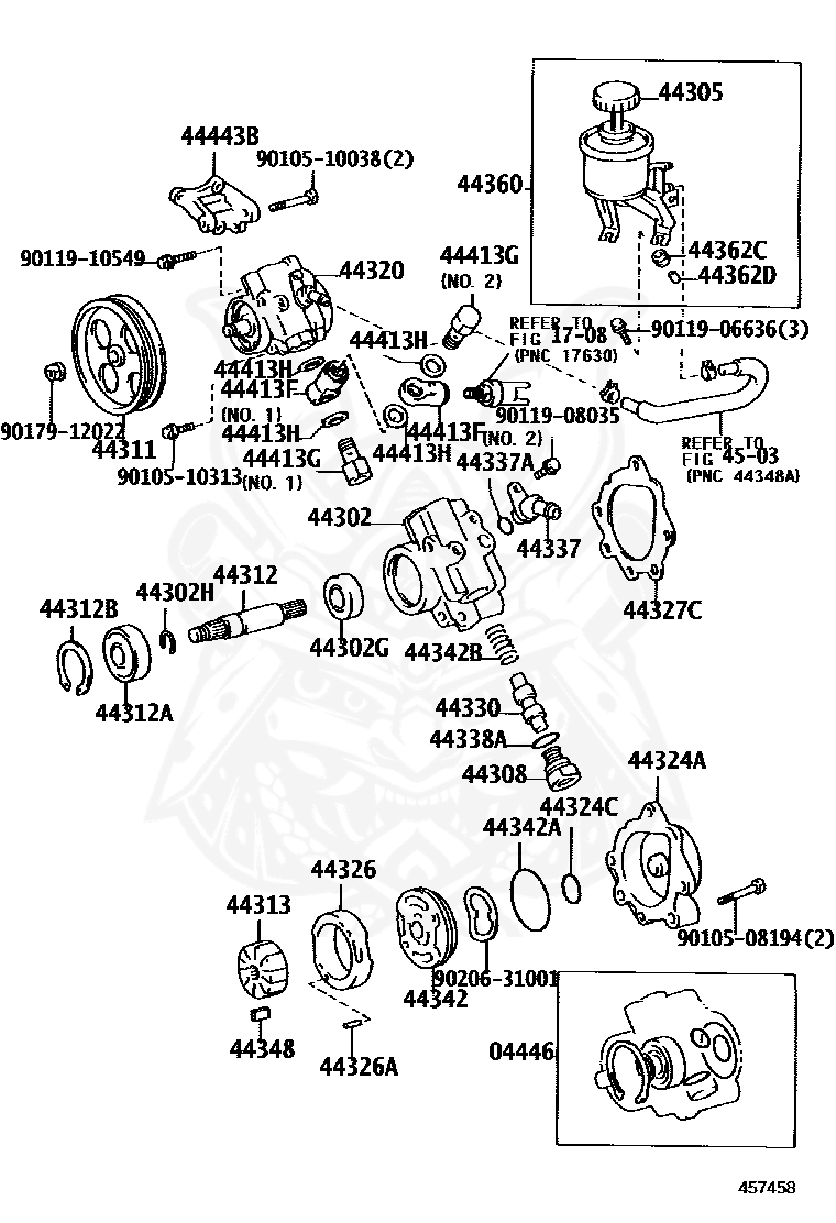 Toyota - Ring, O (for Pressure Port Union)